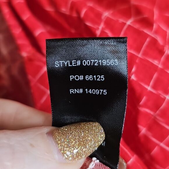 Lulus Large Sunshine Girl Red Tie-Front Puff Sleeve Crop Top - Picture 6 of 8